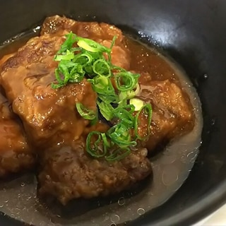 ステーキ肉で作る⚝牛肉の角煮風